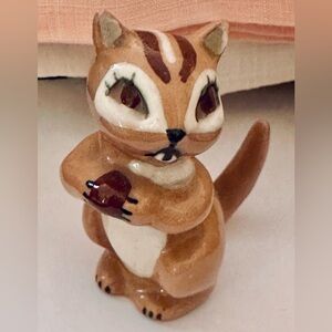 B H Ceramic Arts Studio 1940s to 50s  Miniature Chipmunk